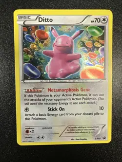 Pokemon TCG - 2015 XY Black Star Promo Ditto #XY40 Rare Holo NM JL - Image 1