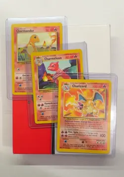 Pokemon TCG Charmander 70/110, Charmeleon 37/110, Charizard 3/110 - Image 1