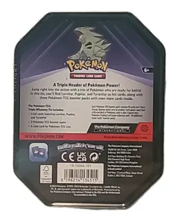 Pokemon NEW SEALED Tyranitar Triple Whammy Collectors Tin - Image 5