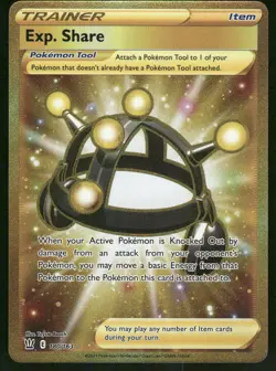 Exp. Share (Secret) 180/163 Secret Rare Holo NM Pokemon SWSH05: Battle Styles - Image 1