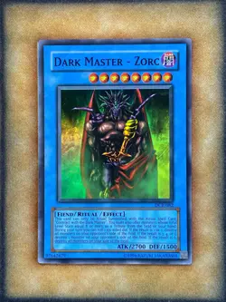 Yugioh Dark Master - Zorc DCR-082 Super Rare Original Print LP - Image 1