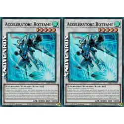 2x ACCELERATORE ROTTAME • (Junk Speeder) • Super R • RA01 IT032 • 1Ed • Yugioh! - Image 1