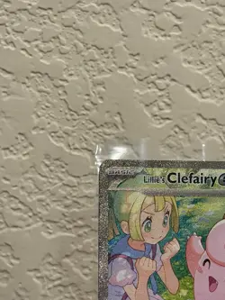 Pokemon TCG Journey Together Lillie's Clefairy EX Card 184/159 Sir - Image 2