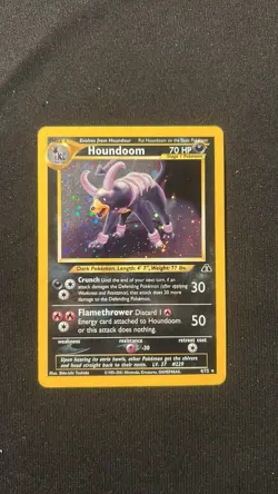 Houndoom #4 Pokemon Neo Discovery! LP Condition Amazing Card! - Image 1