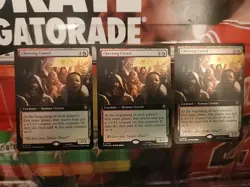 Cheering Crowd (Extended Art) Marvel's Spider-Man Foil (3 Card Lot) - Image 1