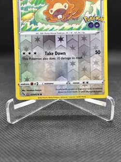 Bidoof 059/078 Pokemon Go DITTO Pealable Reverse Holo NM Pokemon Card - Image 5