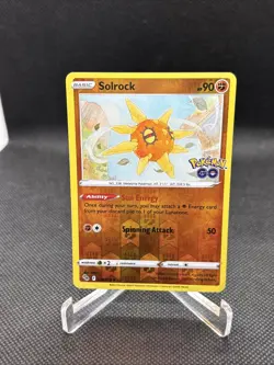 Pokemon Card Solrock 039/078 Uncommon | Reverse Holo Pokemon Go Pokemon TCG 2022 - Image 4