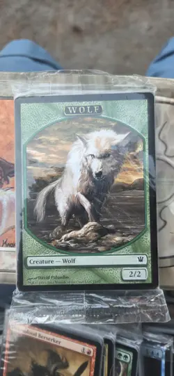 Sealed Pack Wolf Token Innistrad MTG Magic DNA GAMES Magic The Gathering Card - Image 1