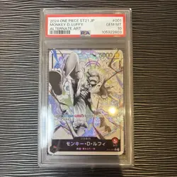 Luffy PSA10 ST21 Leader Parallel Card One Piece TCG Rare Collectors Item - Image 1