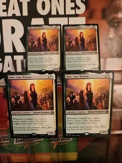 MTG Spider-Man R Mary Jane Watson #0134 (4 Card Lot) - Image 1