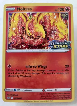 Moltres Promo SWSH: Sword & Shield Promo Cards SWSH185 NM Pokemon Card - Image 1