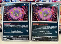 (Set Of 2) Pokemon Mega Evolution Reverse Holo Card - Spiritomb (087/132) - Image 1