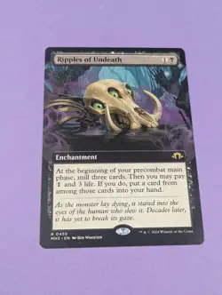 MTG Magic: Modern Horizons 3: Ripples of Undeath Extended Art #0455 Rare - NM - Image 1