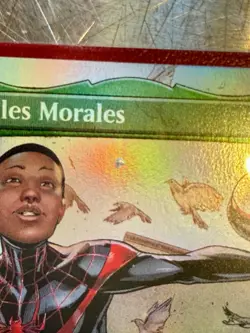 Miles Morales / Ultimate Spiderman - BORDERLESS FOIL - 0234 - MTG - SPM - Image 3