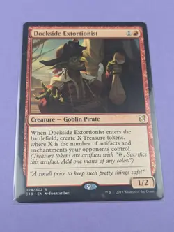 MTG Magic: Commander 2019: Dockside Extortionist #024/302 Rare - NM - Image 1