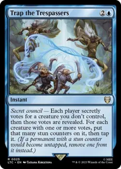 Trap the Trespassers - Near Mint MTG - Image 1