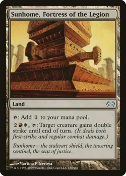 Sunhome, Fortress of the Legion - Medium Play MTG Planechase - Image 1