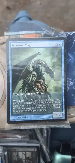 Sealed Pack Treasure Mage MtG Game Day Promo MTG Magic The Gathering Card - Image 1