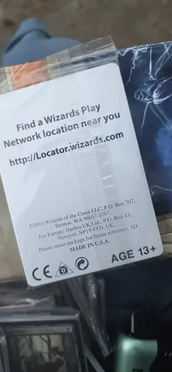 Sealed Pack Treasure Mage MtG Game Day Promo MTG Magic The Gathering Card - Image 3