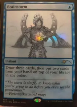 Brainstorm 582 -Foil Near Mint MTG Secret Lair - Image 1
