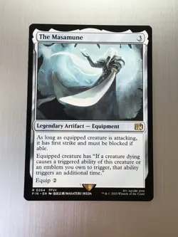 The Masamune - 264 - Magic: Final Fantasy MTG - Rare - Regular - Sepiroth - Image 1