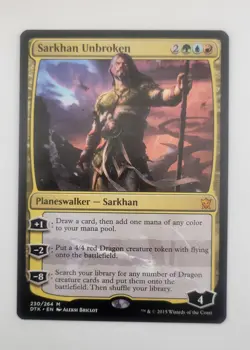 Sarkhan Unbroken - Dragons of Tarkir #230/264 MTG Magic The Gathering NM - Image 1