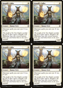 4x MTG 2017 KINJALLI'S CALLER - CLERIC CREATURE - MAGIC CARD x4 copies - Image 1