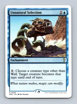 Unnatural Selection (White Border) Mystery Booster 2 Non-Foil MTG NM - Image 1