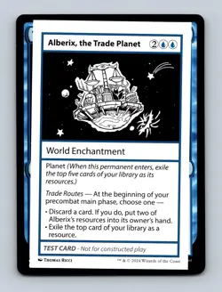 Alberix, the Trade Planet Mystery Booster 2 Playtest Cards Non-Foil MTG NM - Image 1