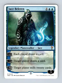 Jace Beleren (White Border) Mystery Booster 2 Non-Foil MTG NM - Image 1