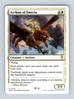 Archon of Emeria (White Border) Mystery Booster 2 Non-Foil MTG NM - Image 1