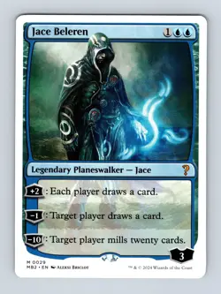 Jace Beleren (White Border) Mystery Booster 2 Non-Foil MTG NM - Image 1