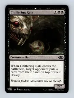 Chittering Rats The List Reprints Non-Foil MTG NM - Image 1
