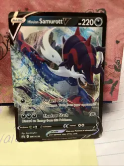 2022 Holo Hisuian Samurott VSTAR 102/189 Ultra Rare Astral Radiance Pokemon TCG - Image 1