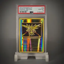 Pokemon PSA 10 GEM MINT - Zapdos Reverse Holo Foil 2016 - XY Evolutions 42/108 - Image 1