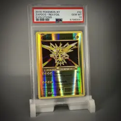 Pokemon PSA 10 GEM MINT - Zapdos Reverse Holo Foil 2016 - XY Evolutions 42/108 - Image 3