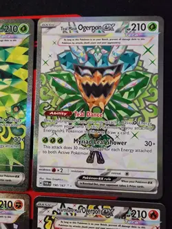 Pokemon Twilight Masquerade Lot of 3 Ogerpon Ex's - Image 3