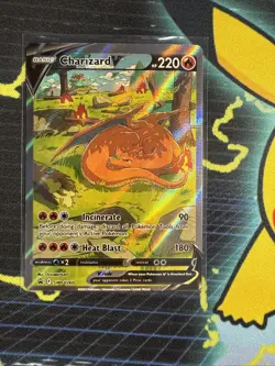 Charizard V Full Art 2022 Pokemon Black Star Alt Art Promo SWSH260 Sword Shield - Image 1