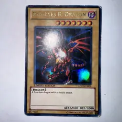 Yugioh Red Eyes B Dragon - LC01-EN006 Limited Edition Ultra Rare HP - Image 1