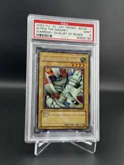 Alpha the Magnet Warrior DOR-001 Duelist of the Roses 2003 Yugioh Promo PSA 9 - Image 1