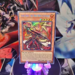 Ignis Heat, the True Dracowarrior FIGA-EN053 1st Edition Secret Rare NM Yugioh - Image 1