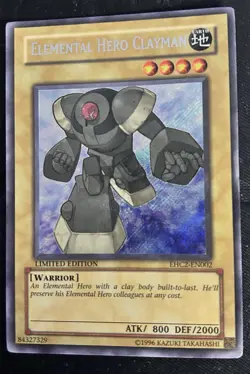 YuGiOh Elemental Hero Clayman EHC2-EN002 - Lightly Played - Image 4