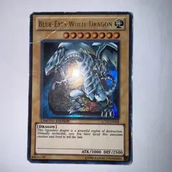 Blue-Eyes White Dragon - LC01-EN004 - Ultra Rare - Limited Edition Yugioh HP - Image 1