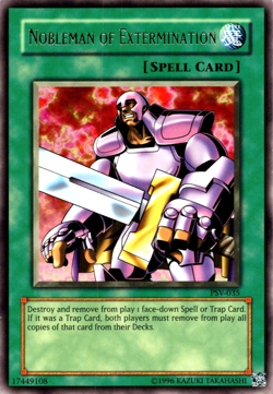 Nobleman Of Extermination - Rare PSV-035 Unlimited Edition YuGiOh TCG Card - Image 1