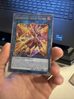 NM Yugioh Salamangreat Raging Phoenix Quarter Century Secret Rare RA04-EN083 - Image 1