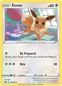 Eevee SWSH212 SWSH: Sword & Shield Promo Cards Holo - Image 1