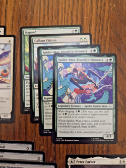 MTG Spiderman Lot Of 28 Cards | Peter Parker Mythic, Rares/Unc/Commons + 3 Foils - Image 5