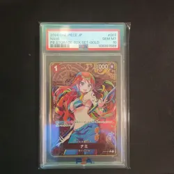 PSA 10 Nami ST01-007 PB Storage Set Gold - ONE PIECE Card Game Japanese 2024 - Image 1