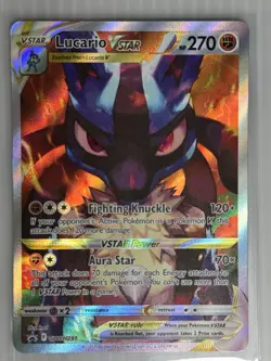 Pokemon Lucario VSTAR SWSH291 Sword & Shield Promo Card, NM Condition - Image 1