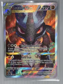 Pokemon Lucario VSTAR SWSH291 Sword & Shield Promo Card, NM Condition - Image 2